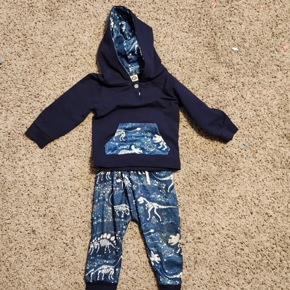 Boys Two Piece Matching‎ Dinosaur Jogging Suit